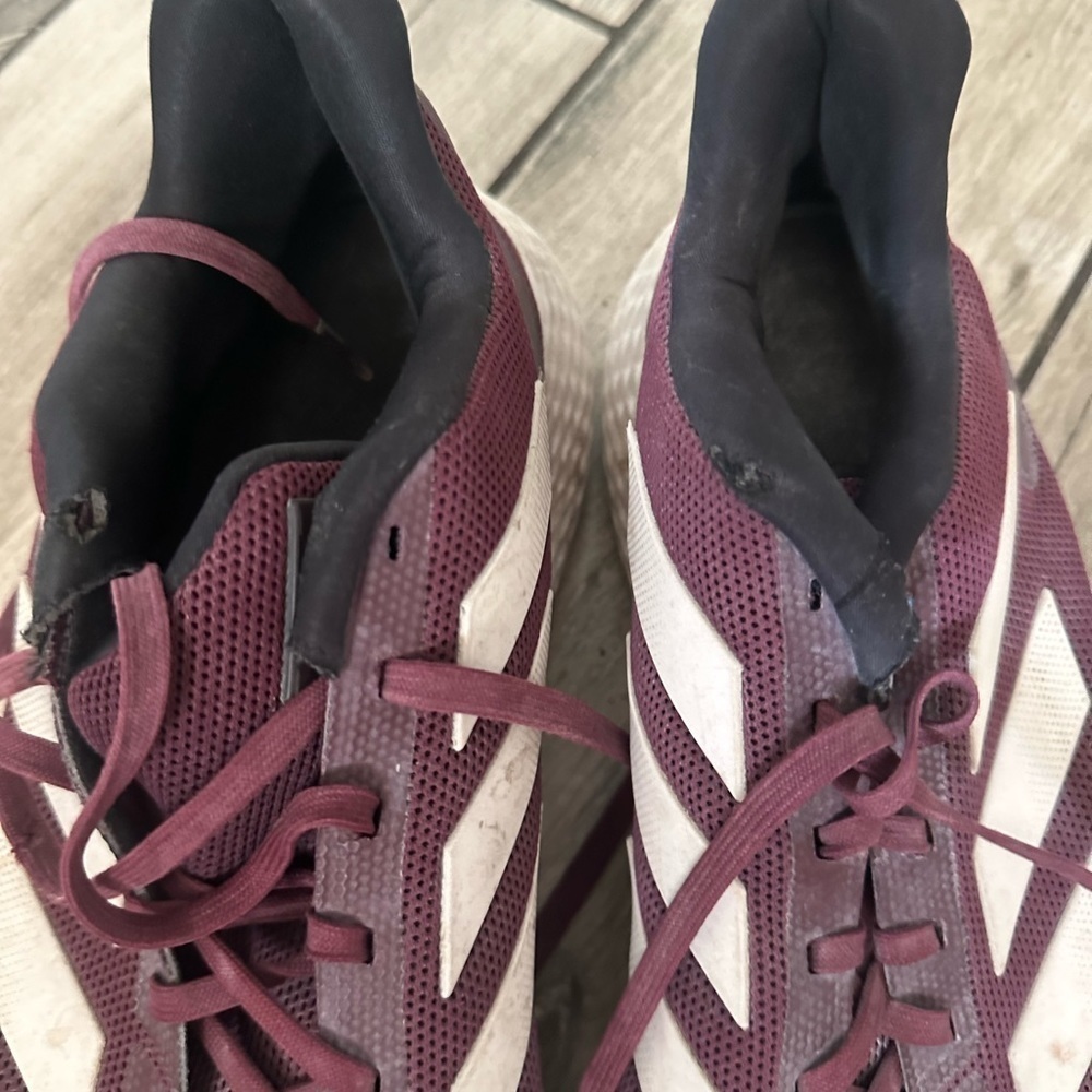 Adidas Edge Gameday Men’s training running shoes Maroon FX5803 Size 13 Pre - Picture 2 of 8